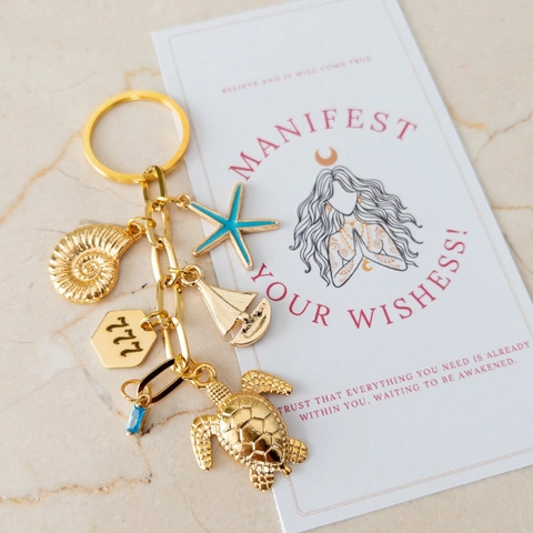Roestvrijstalen Zomerstrand Zeester Zeeschildpad Hanger Halsketting 18K Verguld Zirkonia Oceaan Sieraden Voor Vrouwen