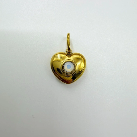 316 Stainless Steel Heart Pendant 14K Gold Plated Love Charms For DIY Jewelry Making Necklaces Making Accessories Women