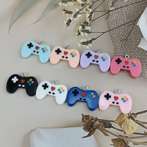 DIY Resin Game Controller Charms Miniature Gamepad Pendants For Earrings Necklaces Keychains Jewelry Making Accessories