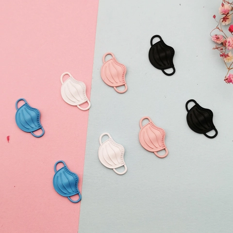 Alloy Enamel Mask Shaped Charms Personalized Mask Pendants For DIY Jewelry Making Earrings Necklace Bracelet Accessory