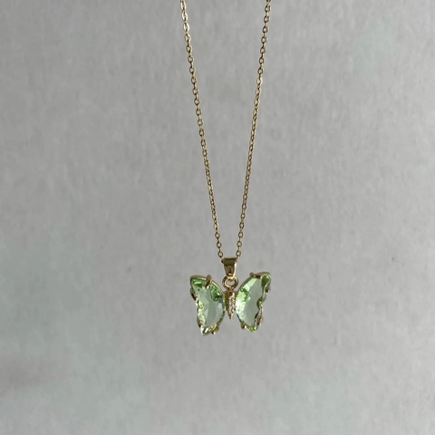 Mode Vlinder Hanger Ketting Zinklegering Strass Sleutelbeen Ketting Elegante Vlinder Sieraden Voor Vrouwen Dagelijks Daten Cadeau