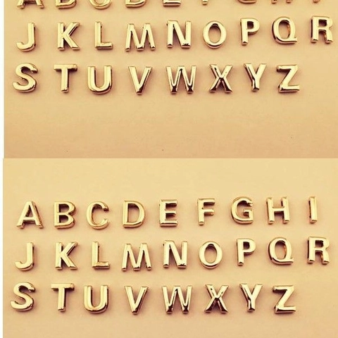 Minimalistische Zinklegering Initiële Letter A-Z Hanger Halsketting Voor Vrouwen Retro Goud Zilver Kleur Sieraden Cadeau