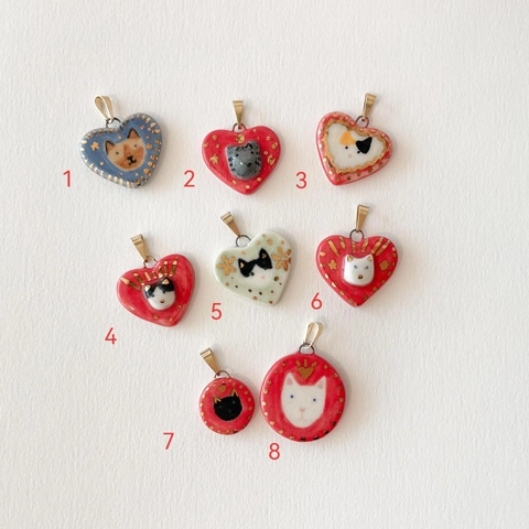 Collana con Pendente a Cuore di Gatto in Acciaio Inossidabile per Donna Cuore Artistico Vintage Gioielli Fai da Te Regalo Catena Mariner con Dettagli in Perla Artificiale