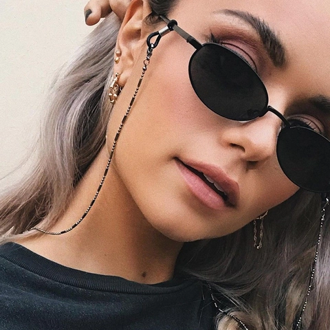 Chaîne de Lunettes de Soleil en Alliage de Zinc pour Femmes Cordon de Masque Anti-perte en Métal Accessoires Lunettes