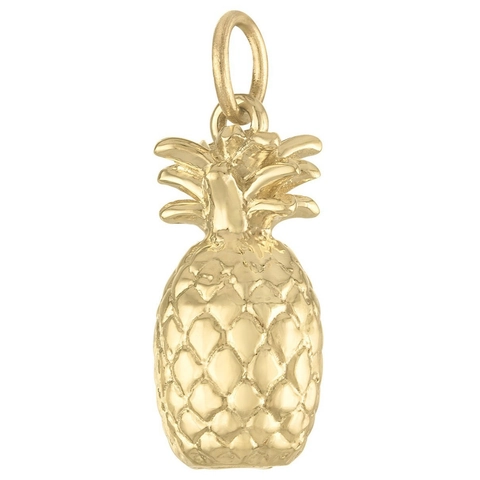 Edelstahl 18K Vergoldet Essen Obst Ozean Serie DIY Schmuck Anhänger Für Damen Armband Halskette Herstellung