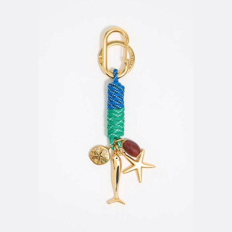 Mode DIY Legierung Taschenanhänger Schlüsselanhänger Herz Liebe Buchstabe Böser Blick Marienkäfer 18K Vergoldet Damen Schmuck