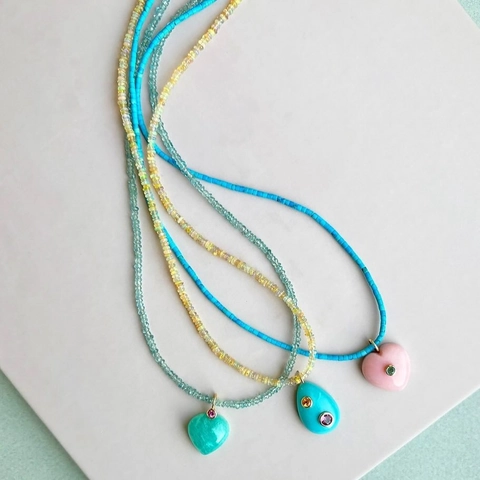 Mode DIY Herz Blume Stein Anhänger Halskette Gold Überzogene Kupfer Kette Elegante Strass Perle Halskette Schmuck Für Damen