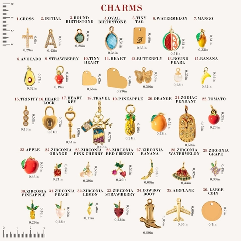 Collana in Acciaio Inossidabile DIY Multi Charm Ciondolo Stella Marina Tartaruga Frutta Placcato Oro 18K Gioielli da Spiaggia Moda