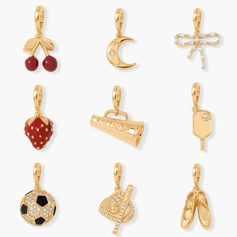 Minimalistische 18K Vergulde Roestvrijstalen Hanger Halsketting Voor Dames Heren Aardbei Maan Hart Strass Ster Strik Sieraden Accessoires