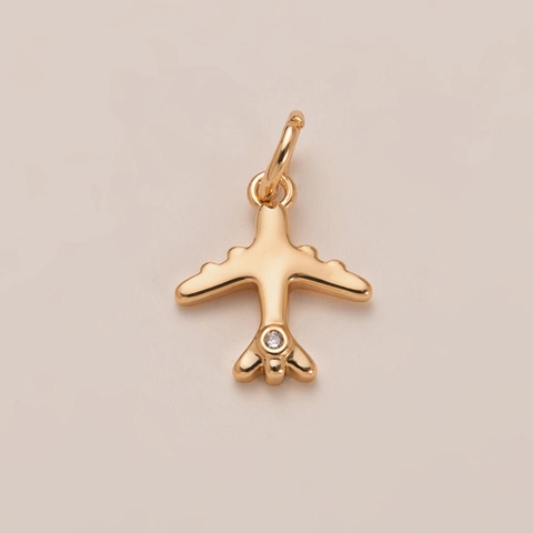 Fashion Copper 18K Gold Plated Enamel Charms Cartoon Pizza Airplane Heart Rhinestone Pendant For DIY Jewelry Making Shoes Decoration Accessories