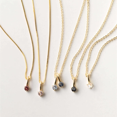 Conjunto de Collar Pulsera Pendientes con Colgante de Piedra de Nacimiento Redonda de Acero Inoxidable Joyería con Strass Dorado