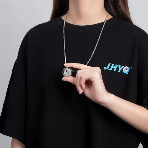 Zinc Alloy Rotating Astronaut Pendant Necklace Hip Hop Style Outer Space Theme Star Accessories Unisex Jewelry Long Chain Necklaces