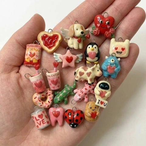 Romantic Valentine's Day Heart Dog Pendant Necklace Stainless Steel 18K Gold Plated Cartoon Animal Women Jewelry Gift