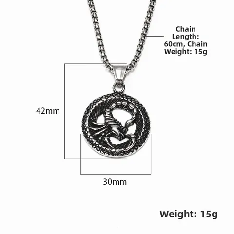 Vintage Titanium Steel 12 Zodiac Sign Hollow Round Disc Pendant Necklace For Men Women Hip Hop Retro Jewelry Gift