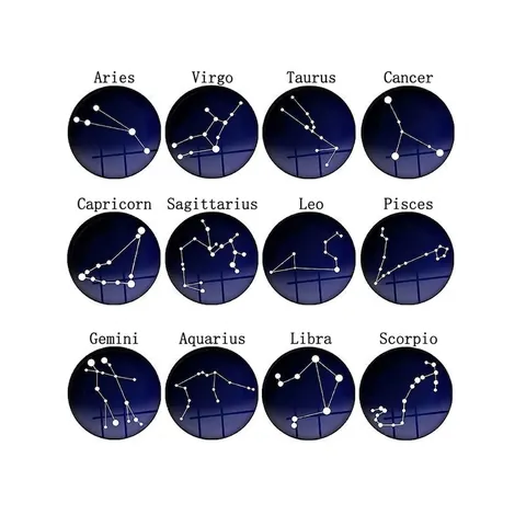Llavero Atrapasueños de Aleación Vintage Gema de Vidrio Constelación del Zodiaco Cielo Estrellado Pluma Hoja Colgante Llavero Joyería
