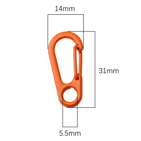 Legering Gespoten Karabijnhaak Sleutelhanger Clips Voor DIY Sieraden Maken Handtas Armband Kleurrijke Mini Veerhaak Connectoren Materiaal