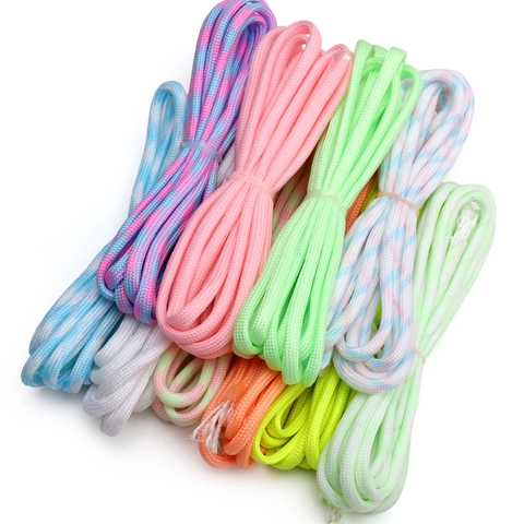 Nylon Geflochtene Schnur Für DIY Schmuckherstellung Bunte Paracord Seil Für Handgemachte Armbänder Halskette Bastelzubehör Material