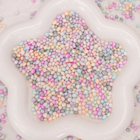 Irregular Glass Pebble Beads Pearlescent Macaron Color DIY Jewelry Making Supplies For Necklace Bracelet Handicraft Accessories