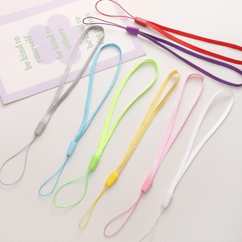 Polyester Geweven Telefoon Koord Polsband Voor Sleutels ID-Kaarten DIY Sieraden Maken Accessoires Casual Multifunctioneel