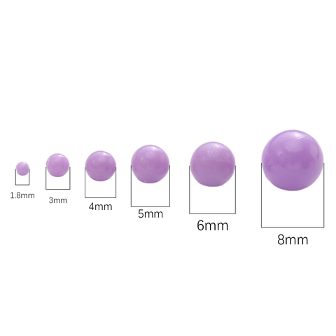 Perline Acriliche Macaron Colore Caramello Non Forate Perline Tonde Piene Per Accessori Gioielli Fai Da Te Artigianato