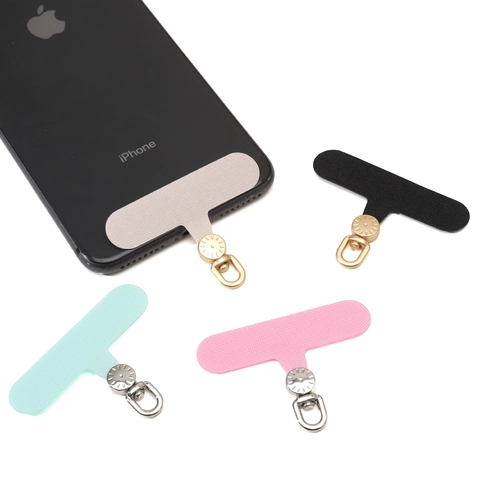 Handy-Lanyard-Patch Aus Oxford-Gewebe Universal-Handy-Anschluss Mit Um 360 Grad Drehbarer Metallschnalle T-Förmiges Zubehör