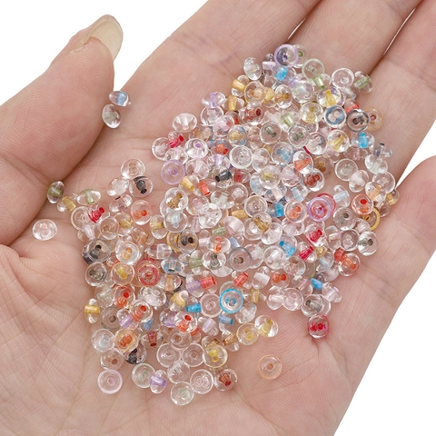 Colorful Glass Seed Beads Small Round Spacer Beads For DIY Handmade Jewelry Making Bracelet Necklace Craft Accessories
