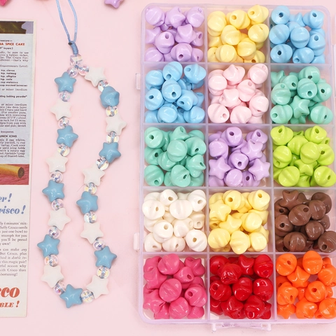 Perles en Étoile en Acrylique Perles en Vrac en Forme d'Étoile pour la Fabrication de Bijoux Artisanat DIY Accessoires Faits à la Main Coloré
