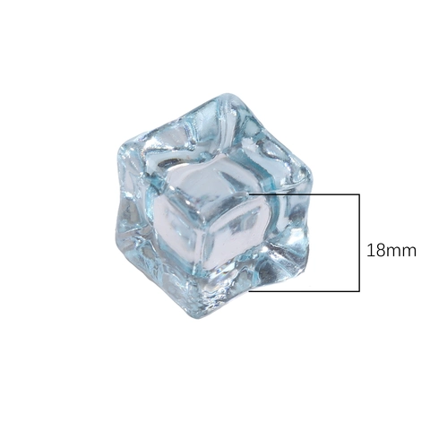 Clear Acrylic Simulation Ice Cubes For DIY Crafts Photography Props Bar Wedding Home Decor Vase Filler Beads
