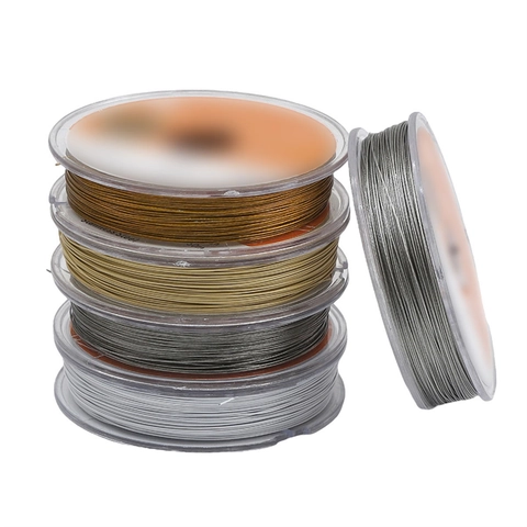 Color Preserving Stainless Steel Jewelry Wire For Beading Handcrafted Bracelet Making Craft Cord For DIY Jewelry Findings