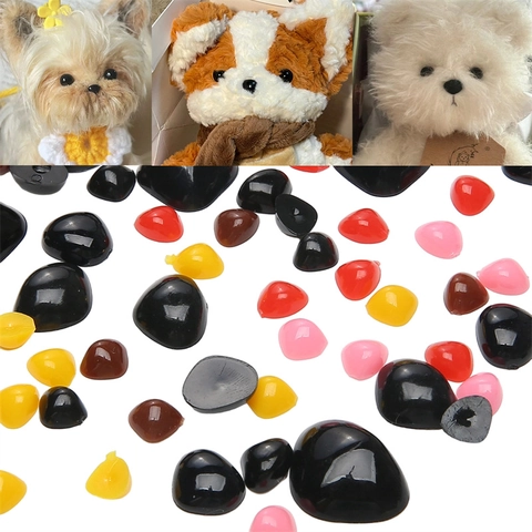 Nez d'Animaux Triangulaires en Acrylique pour la Fabrication de Jouets en Peluche Bricolage Artisanat Poupée de Dessin Animé