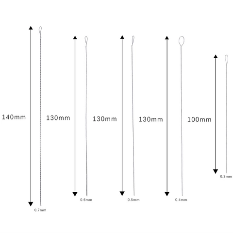 Stainless Steel Beaded Needle Big Eye Twisted Threading Tool For DIY Jewelry Making Handmade Beading Accessories