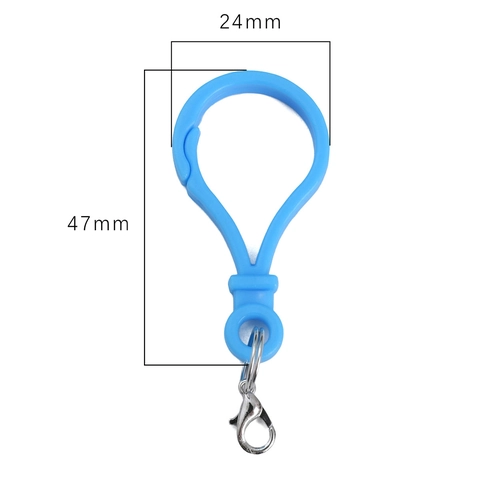 10 Pieces Acrylic Bulb Shape Keychain With Metal Lobster Clasp DIY Jewelry Making Accessories Pendant Keychain Materials