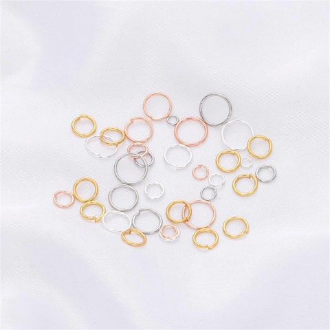 14K 18K Gold Filled Lobster Clasp Jump Rings Eye Pins Extender Chain For DIY Jewelry Making Findings Alloy Silver Plated Material Accessories