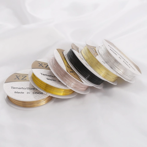 Color Retention Copper Wire For DIY Jewelry Making Beading Craft Wrapping Wire Metal Shaping Wire Multi Color Accessory
