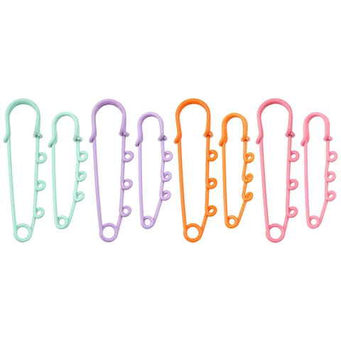 Bunte Metall Deko Sicherheitsnadel Mit Ring Design Für DIY Schlüsselanhänger Schmuckherstellung Schal Brosche Marker Pin