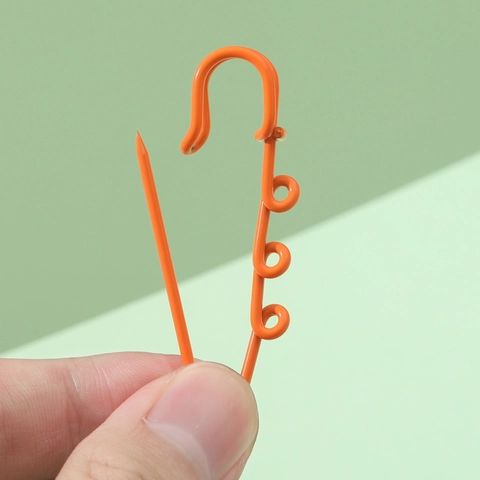 Bunte Metall Deko Sicherheitsnadel Mit Ring Design Für DIY Schlüsselanhänger Schmuckherstellung Schal Brosche Marker Pin