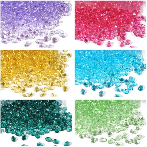 Tulip Petal Lampwork Glass Moon Shape Loose Beads For DIY Hanfu Hairpin Jewelry Making Handmade Accessories