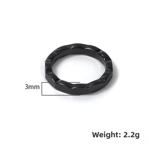 Minimalist Black White Ceramic Ring For Couples Women Men Wave Pattern Plain Band Geometric Fashion Hand Jewelry Gift