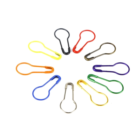 Colorful Metal Gourd Safety Pins Bulb Pins For Knitting Crochet Markers DIY Sewing Craft Clothing Tags Fastener Pins Durable Clips