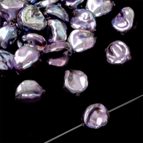 Baroque Iridescent Imitation Artificial Pearl Beads Heart Butterfly Square Mixed Shapes For DIY Jewelry Making Necklace Bracelet Accessories
