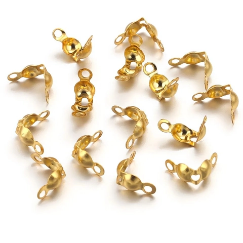 2.5*5mm 304 Acciaio Inossidabile Placcato Oro Fibbia Gioiello Colore Solido Accessori Gioiello