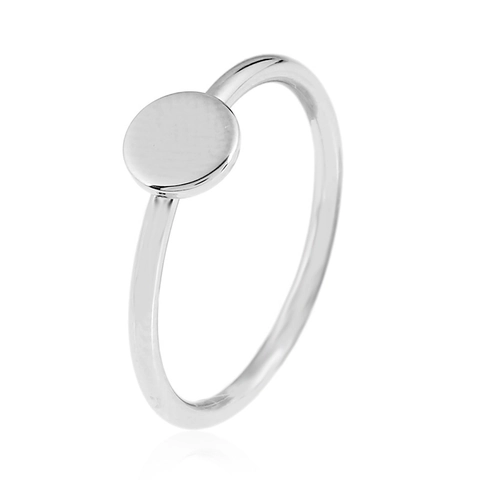 Minimalist Geometric Copper Ring For Women Gold Silver Plated Star Round Square Triangle Shape Fashion Jewelry Polished Ring