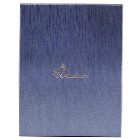Caja de Regalo para Joyas Azul Marino Con Tapa y Base Papel Texturizado Caja de Almacenamiento Collar Elegante Empaque de Joyería para Boda Fiesta