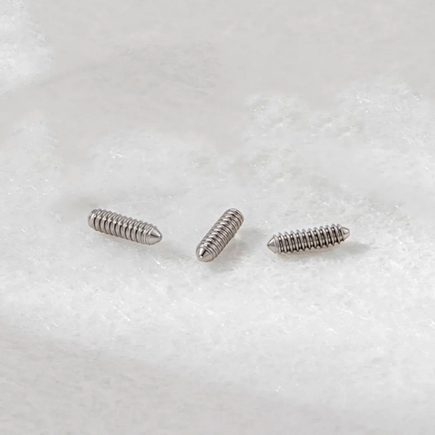 Accessorio Per Gioielli Piercing Corpo Barra Di Conversione Vite A Filettatura Interna Acciaio Al Titanio F136 Lega Di Titanio