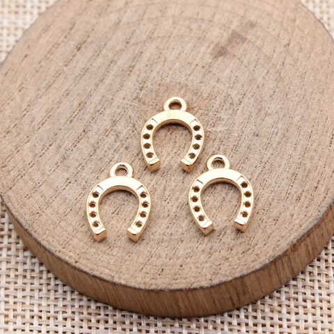 Retro Zinc Alloy Horseshoe Charms For DIY Jewelry Making Western Cowboy Style Lucky Horseshoe Pendants Crafting Accessories