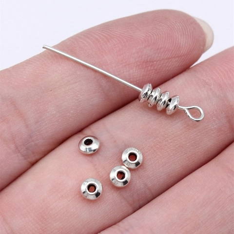 Vintage Zinklegierung Abakus Form Rondelle Zwischenperlen Für DIY Schmuckherstellung Kunsthandwerk Galvanisierte Metall Abstandsperlen Zubehör