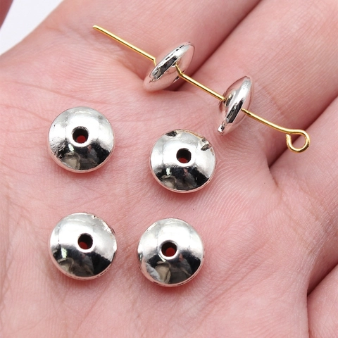 Vintage Alliage de Zinc Roue Ronde Perles d'Espacement Pour DIY Bracelet Collier Création de Bijoux Retro Métal Perles Vrac
