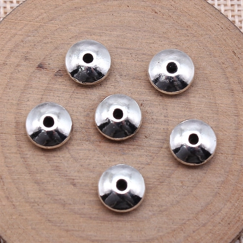 Vintage Alliage de Zinc Roue Ronde Perles d'Espacement Pour DIY Bracelet Collier Création de Bijoux Retro Métal Perles Vrac