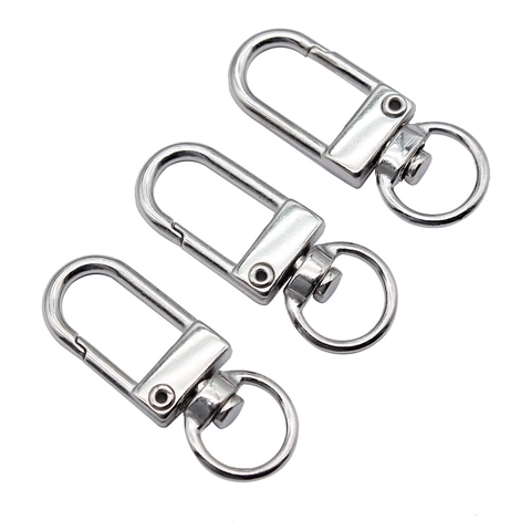 Zinc Alloy Swivel Lobster Clasp For DIY Keychains Bag Hardware Connection Fastening Metal Hook Accessories Vintage Style