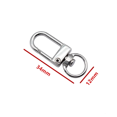 Zinc Alloy Swivel Lobster Clasp For DIY Keychains Bag Hardware Connection Fastening Metal Hook Accessories Vintage Style